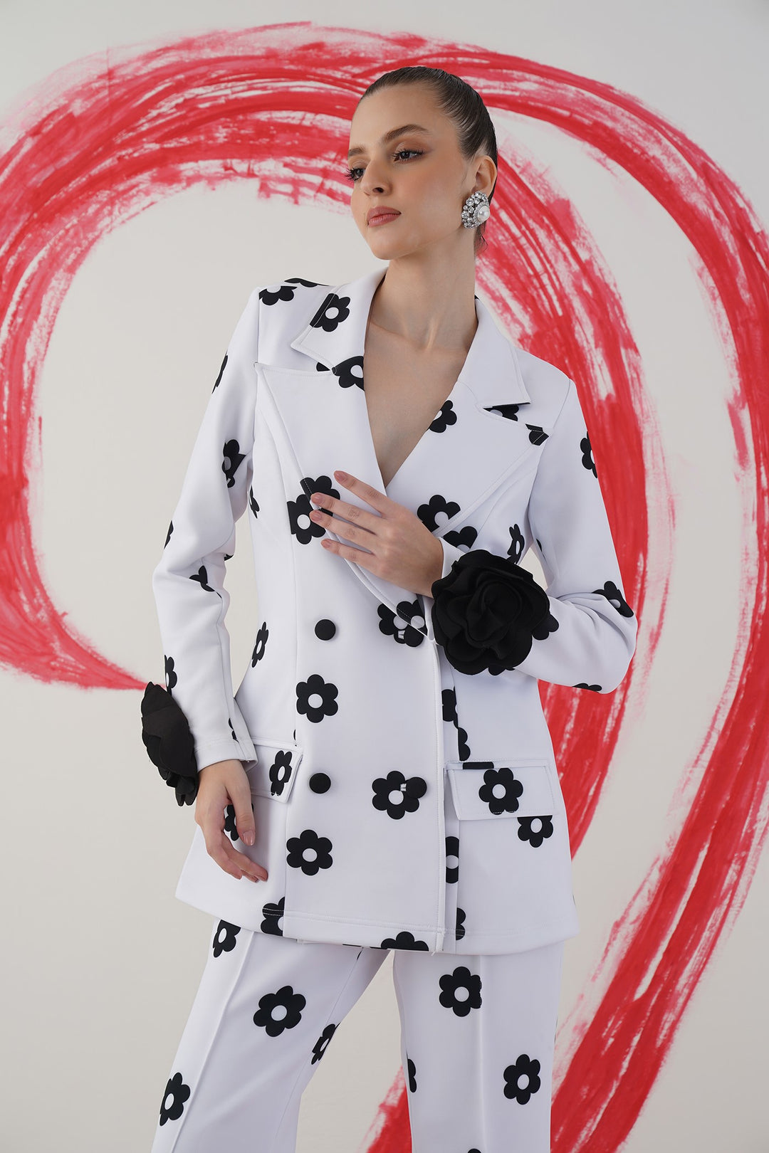 Wolfie blazer- floral