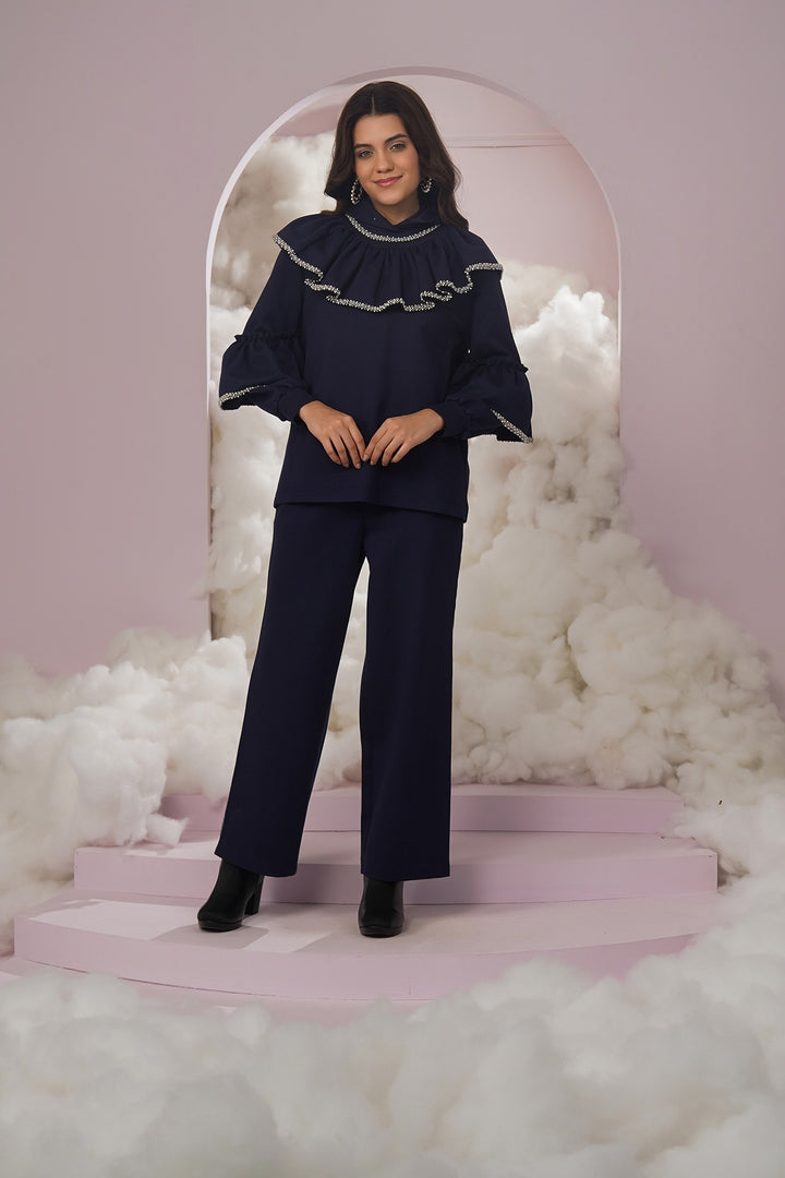 Chill scene hoodie- navy