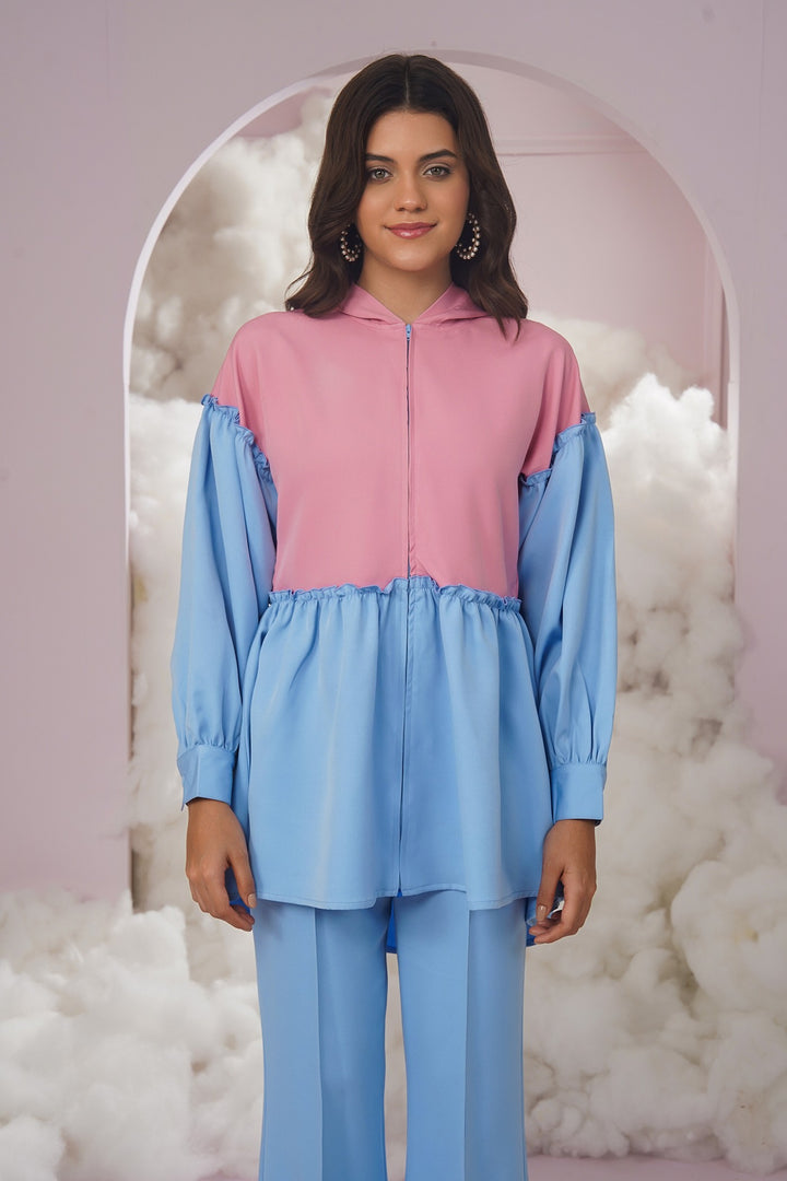 The OG top - pink and blue