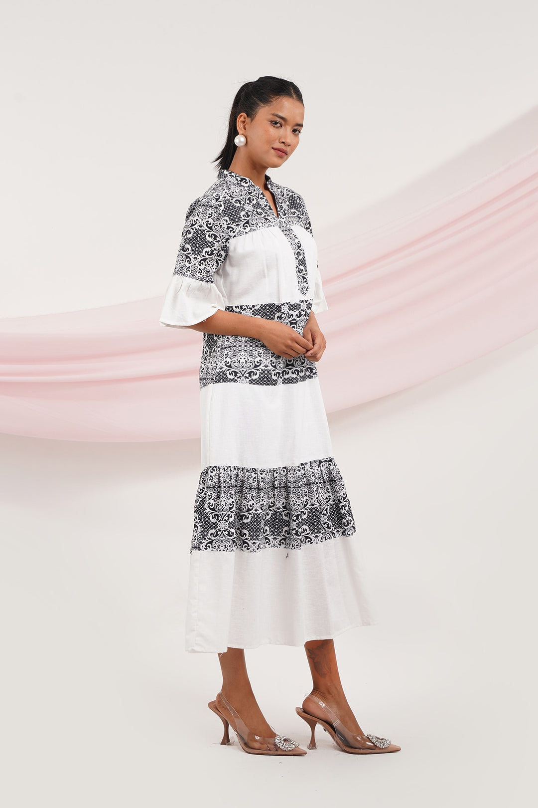 High Tea Dress- Black Lace