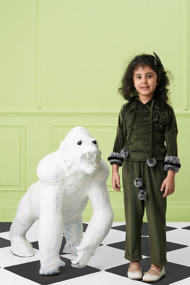 It Girl Pants -Olive-Kids