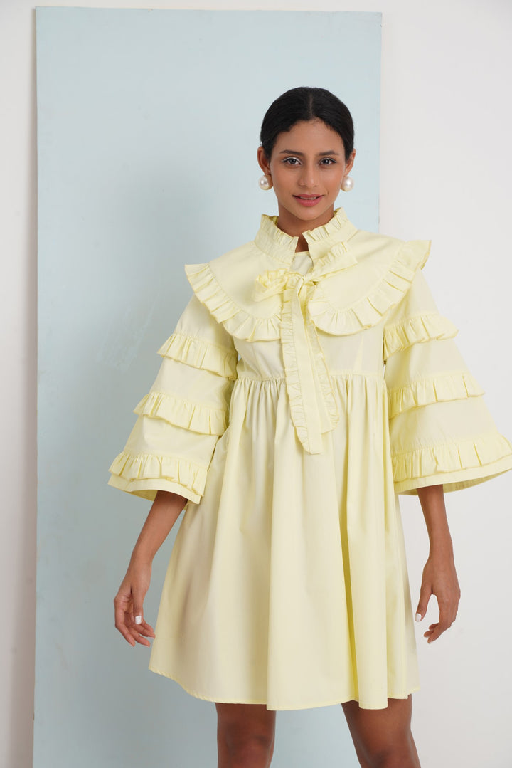 Baby Doll Dress- Yellow