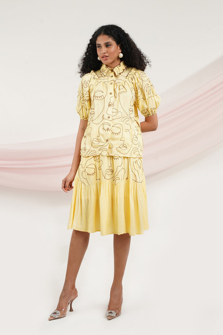 I Do Skirt - Yellow Faces