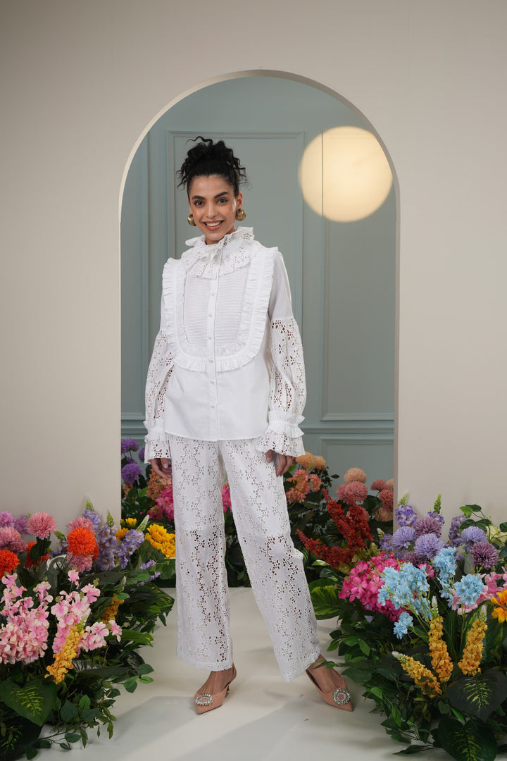 Zig Pants - Floral Cut Out