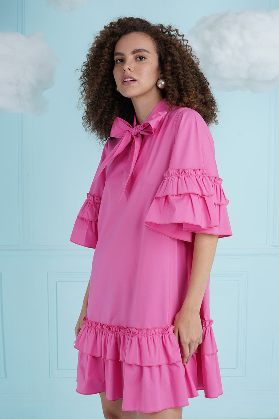 Cha Cha Cha Dress - Bubble Gum Pink
