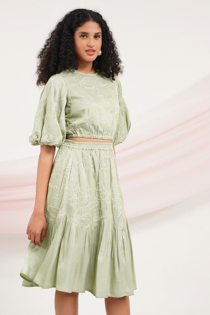 I Do Top- Faces Pistachio