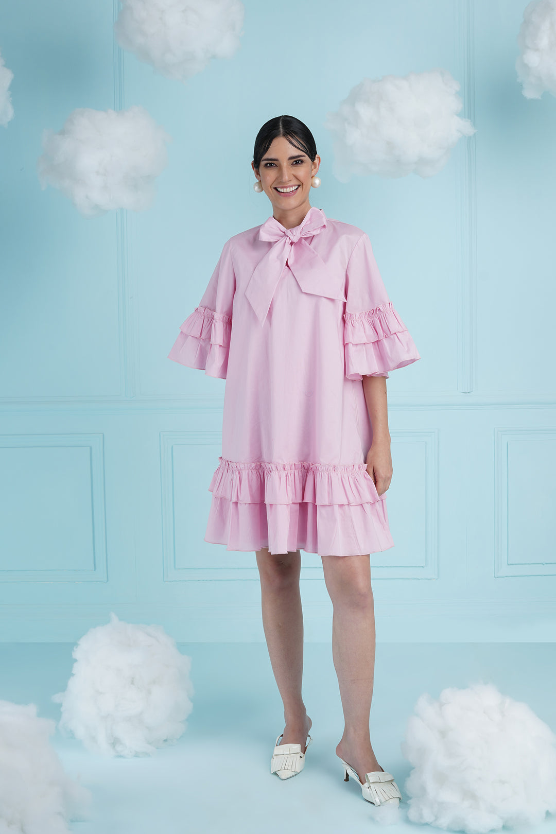 Cha Cha Cha Dress - Baby Pink