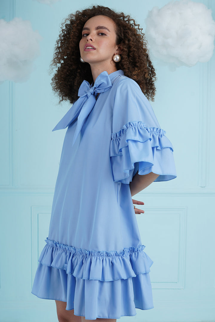 Cha Cha Cha Dress - Blue