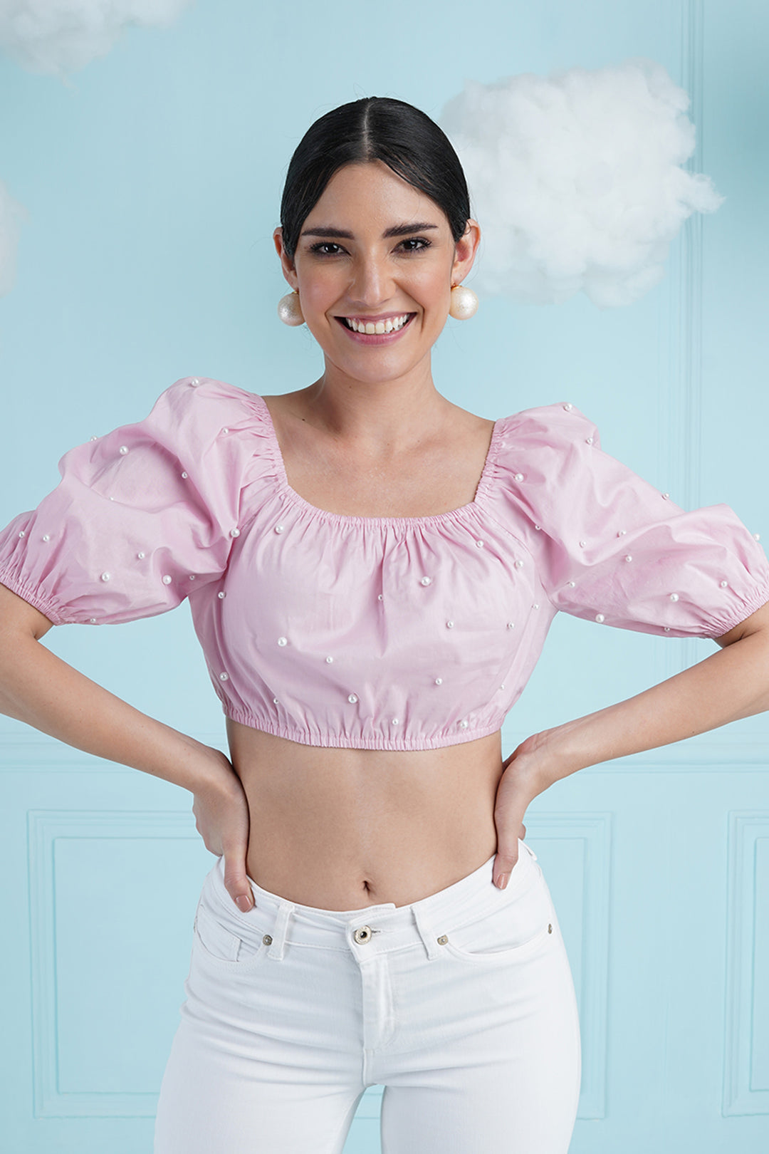 Chai Top- Baby Pink