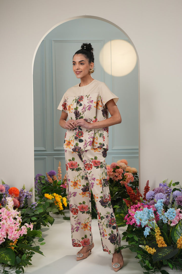Lolita Cargo Pants - Botanical