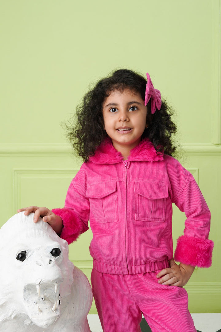 Barbie Jacket-Kids-Pink