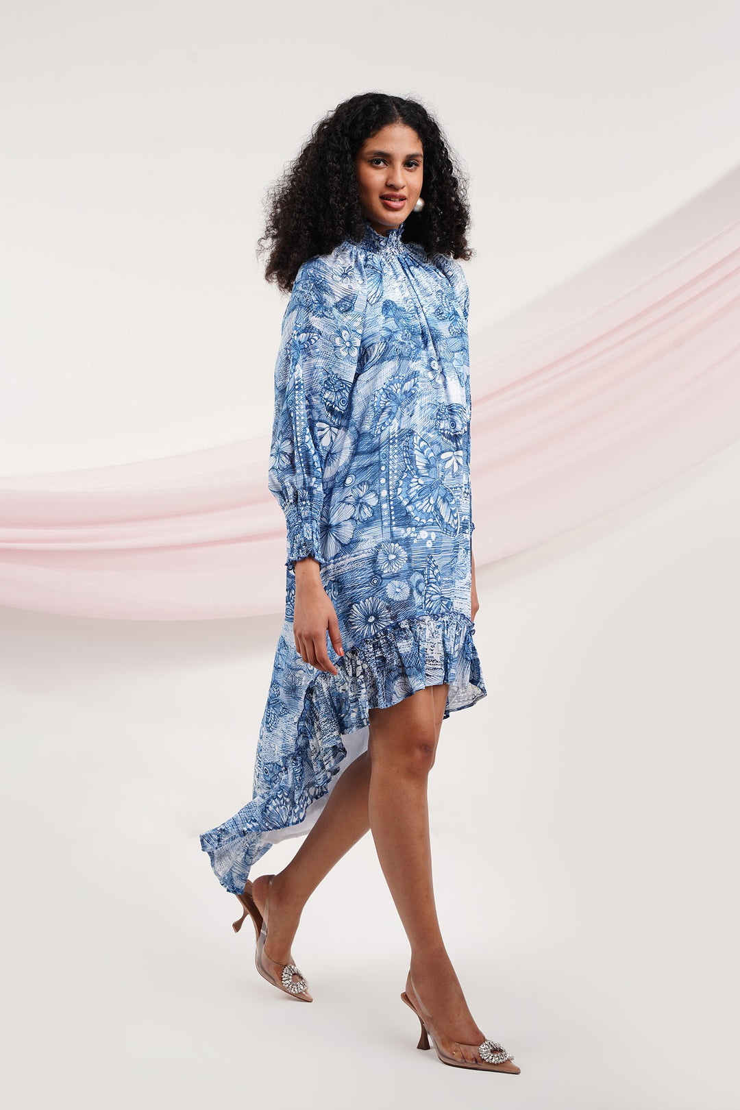 Alicia Dress - Blue Butterfly