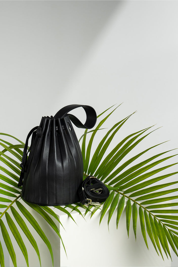 Tiaro Mini Bucket Bag - Black