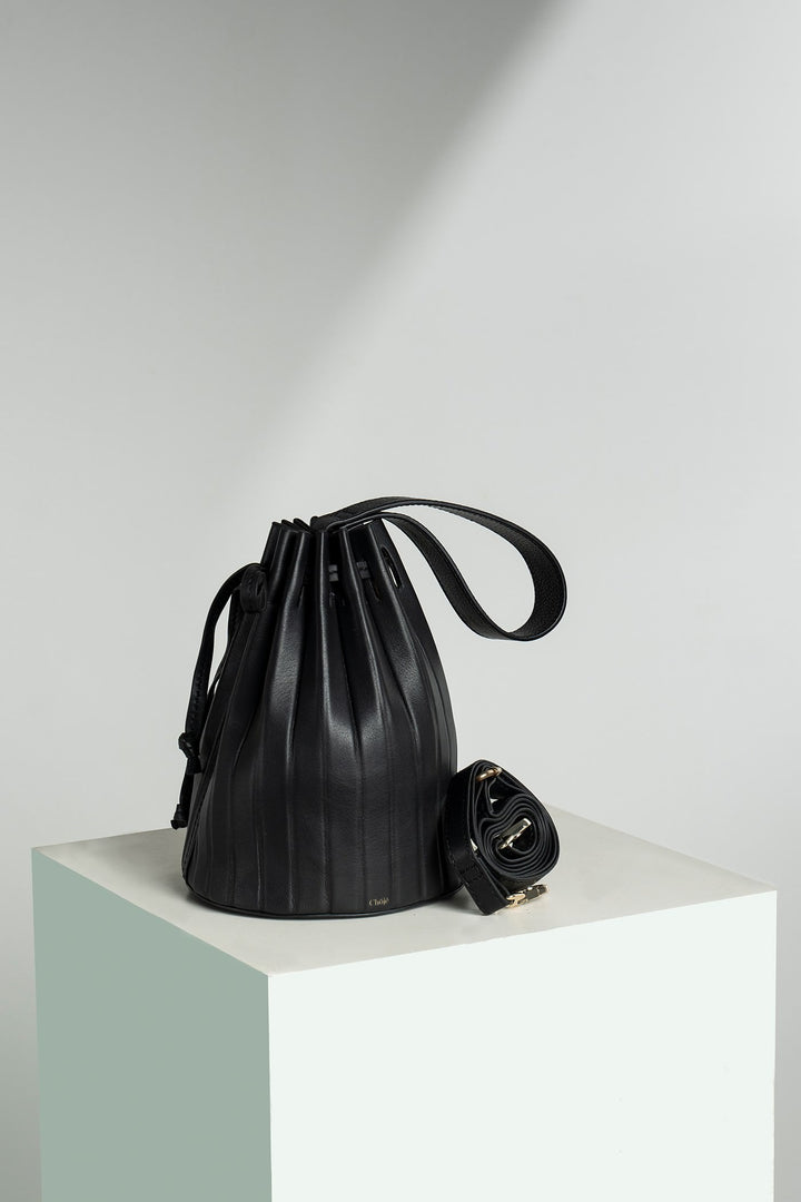 Tiaro Mini Bucket Bag - Black