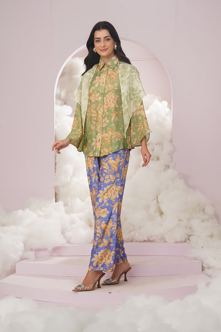 burma top- green