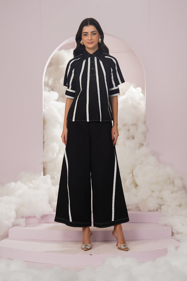 latte pants - black