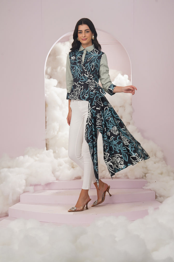 fio top - blue