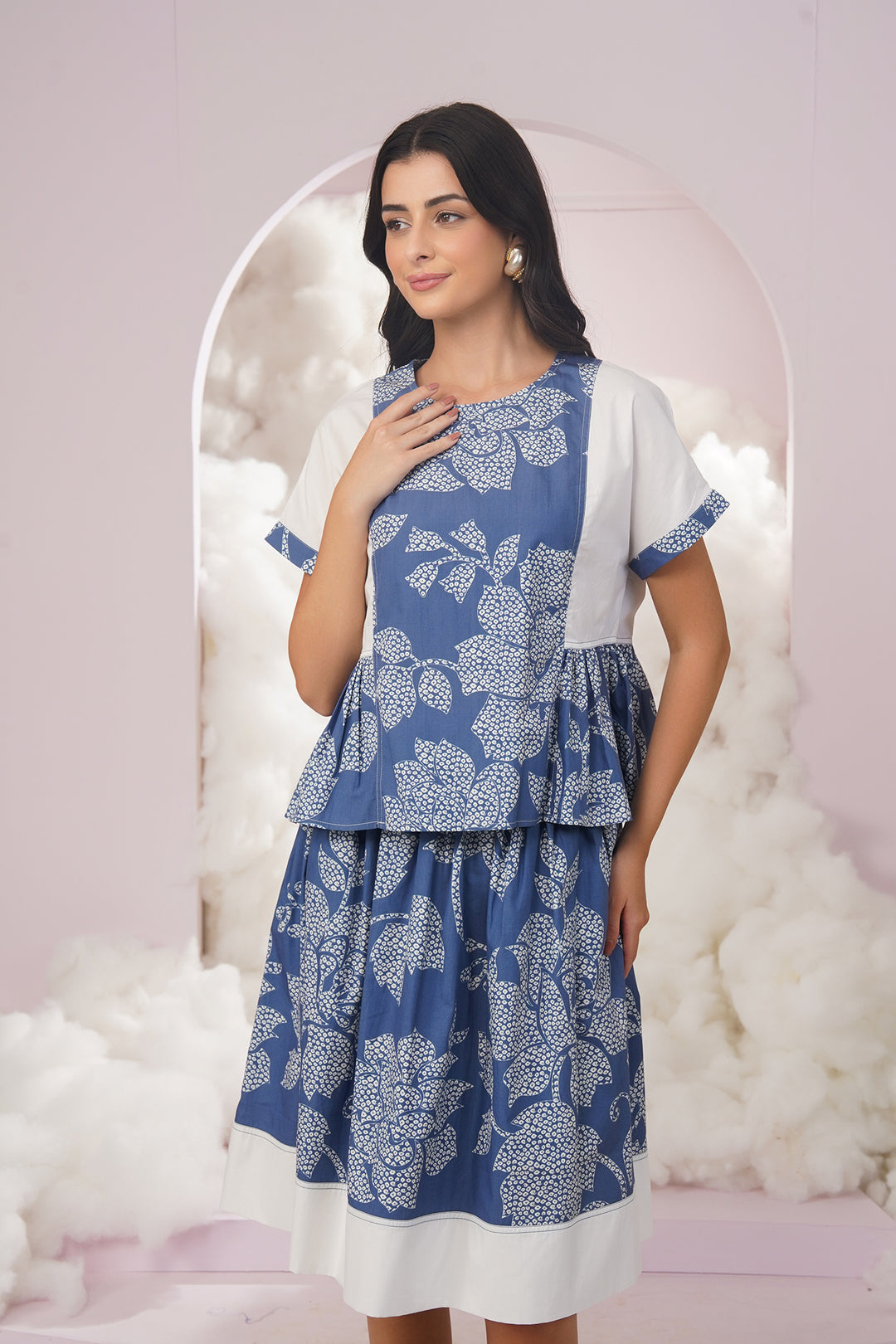 rory skirt- blue