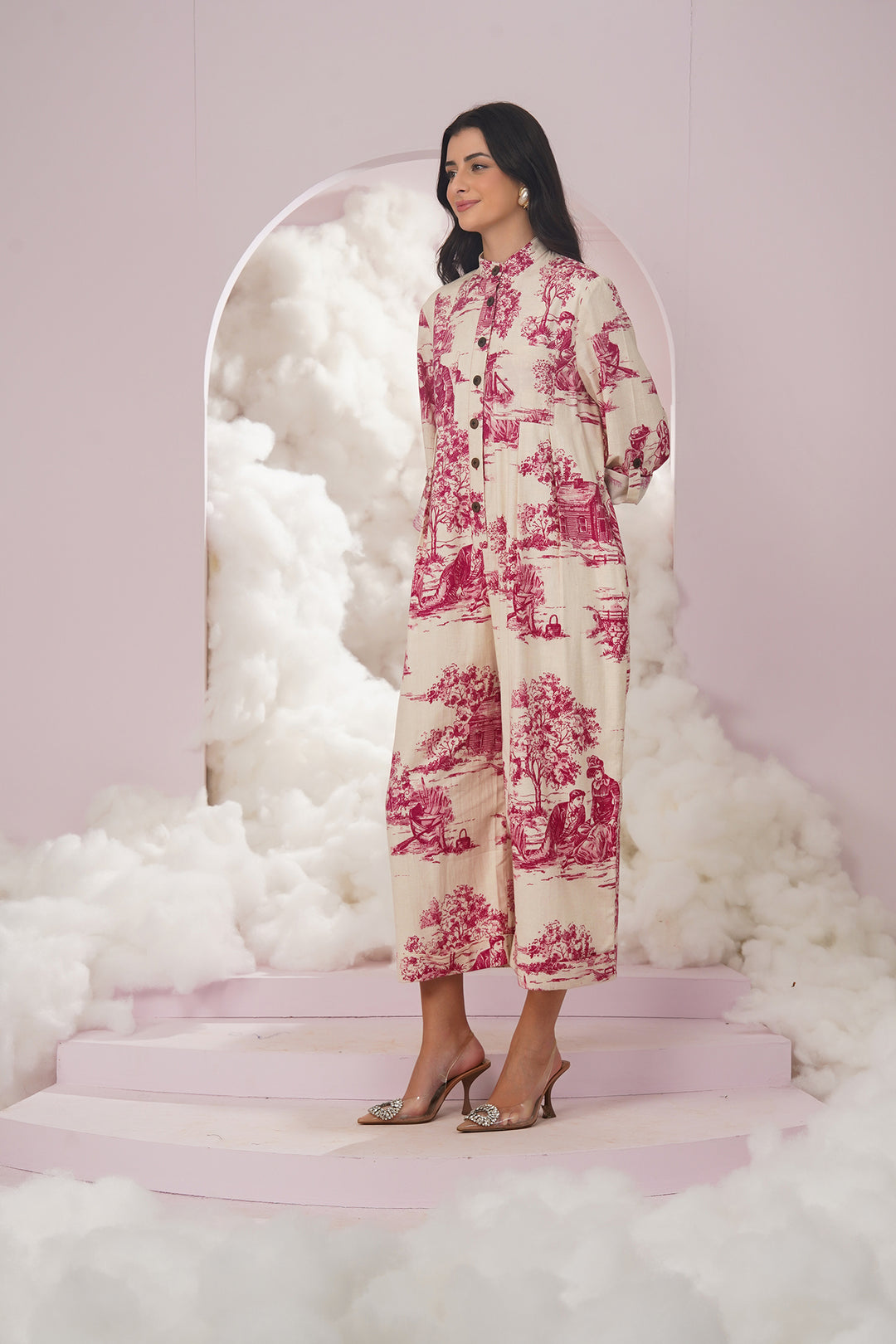 savana jumpsuit- pink