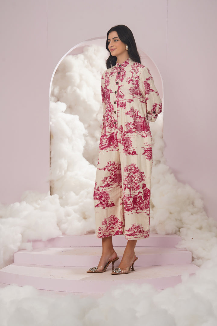 savana jumpsuit- pink