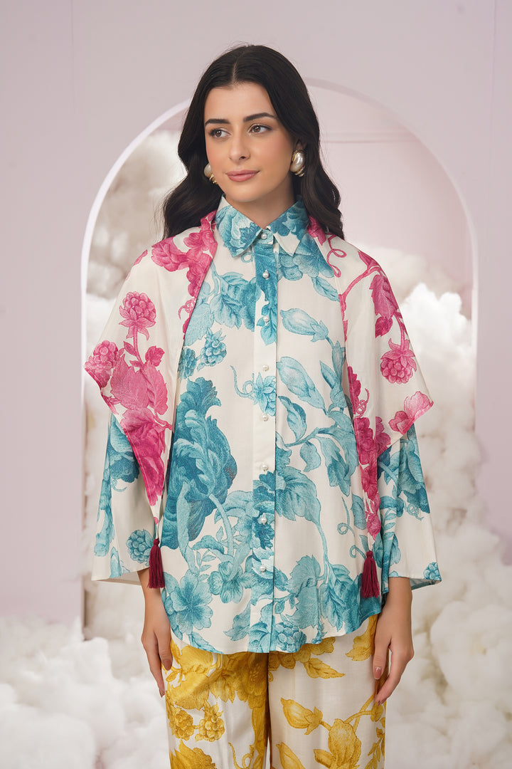 burma top- teal