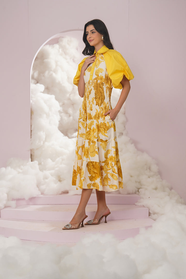 Muskan Sethi In alba dress - yellow