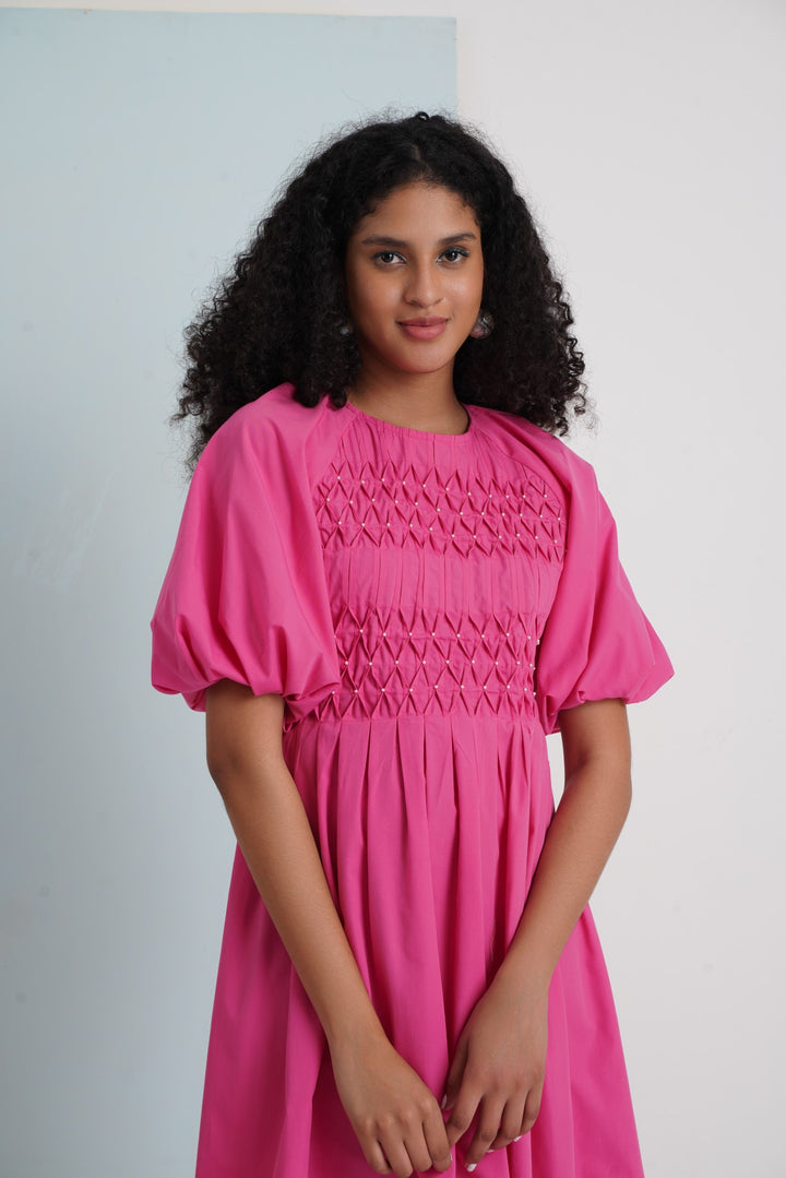 Feel Alive Dress- Bubble Gum Pink