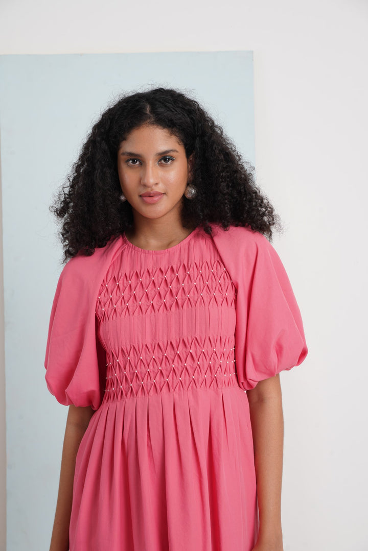 Feel Alive Dress- Coral