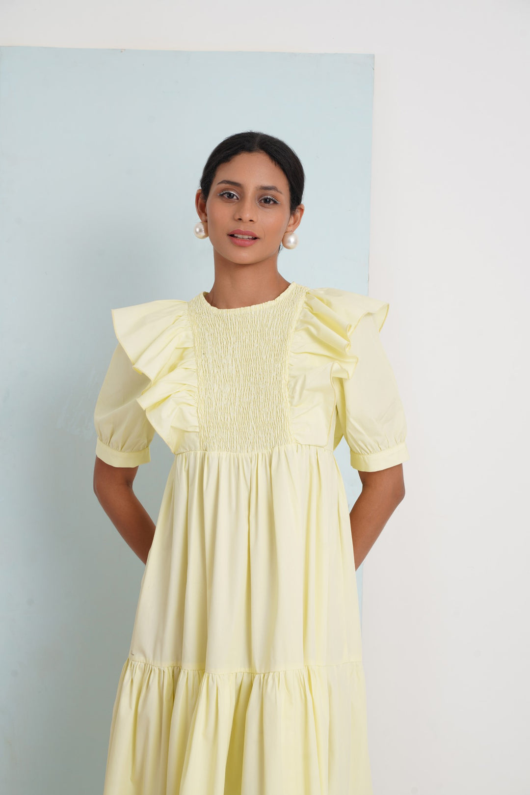 Runway Dress- Yellow