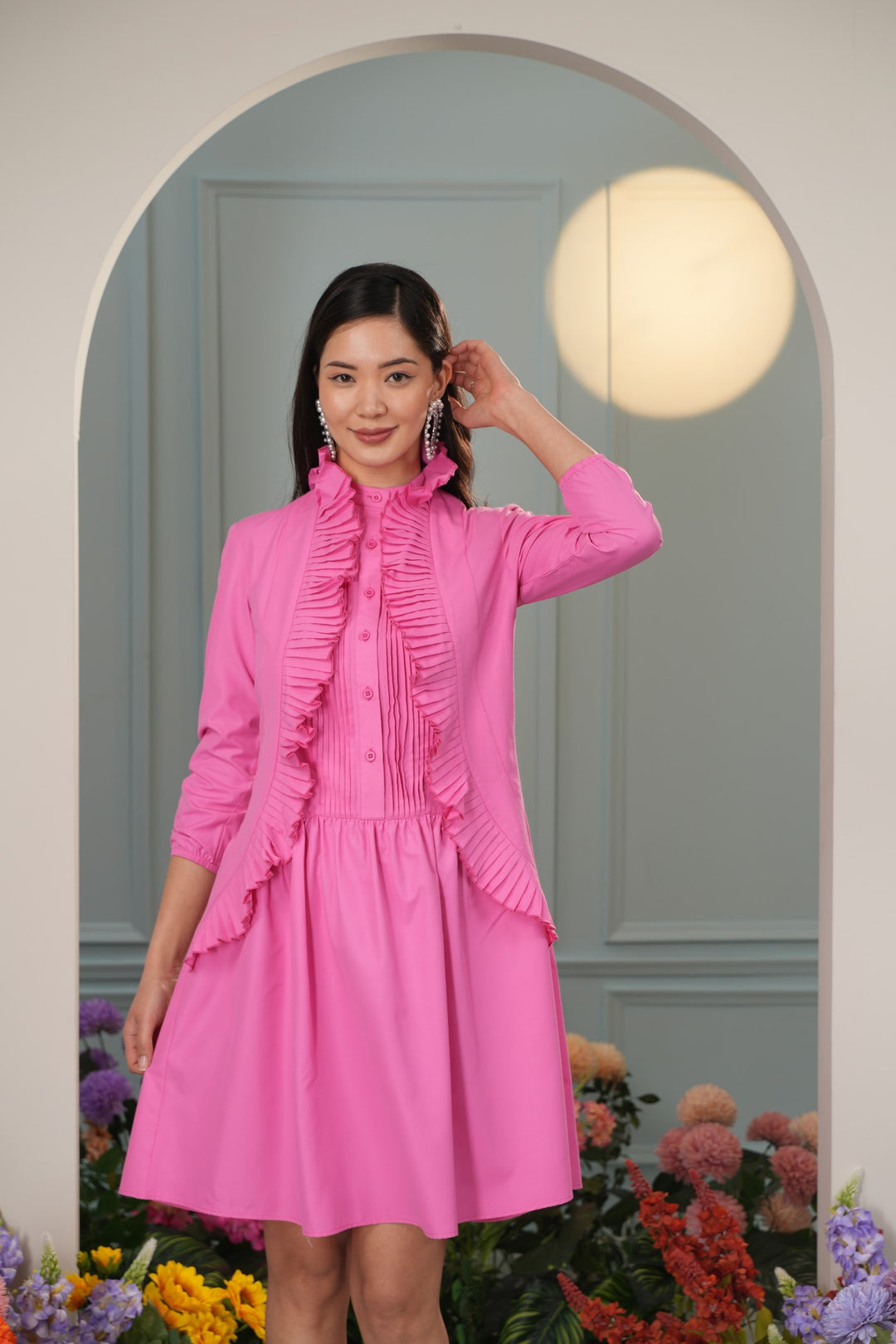 Moon Dress- Bubblegum