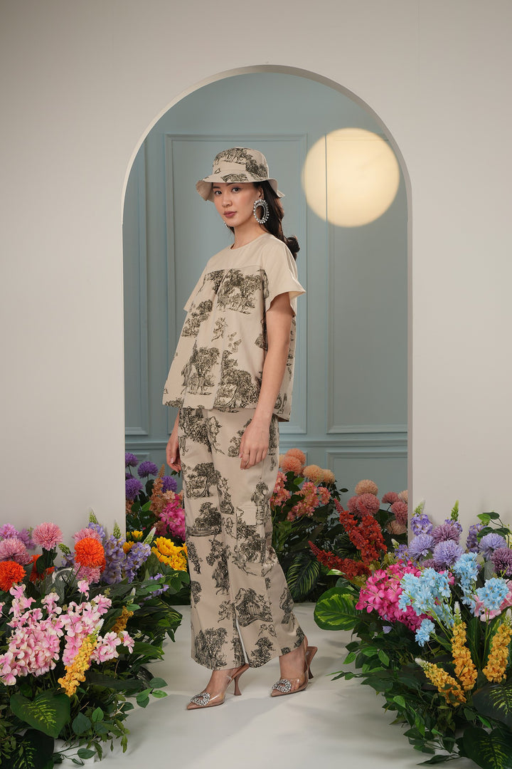 Lolita Cargo Pants - Toile Beige