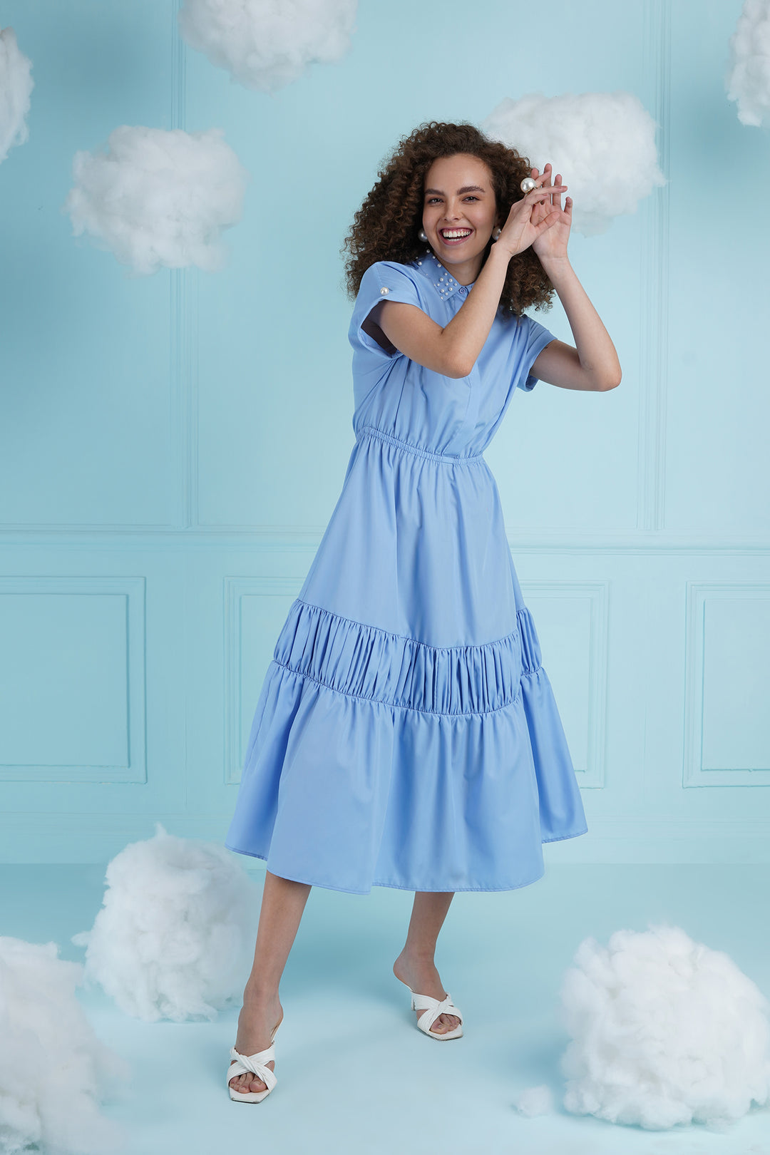 Lovin' It Dress- Blue