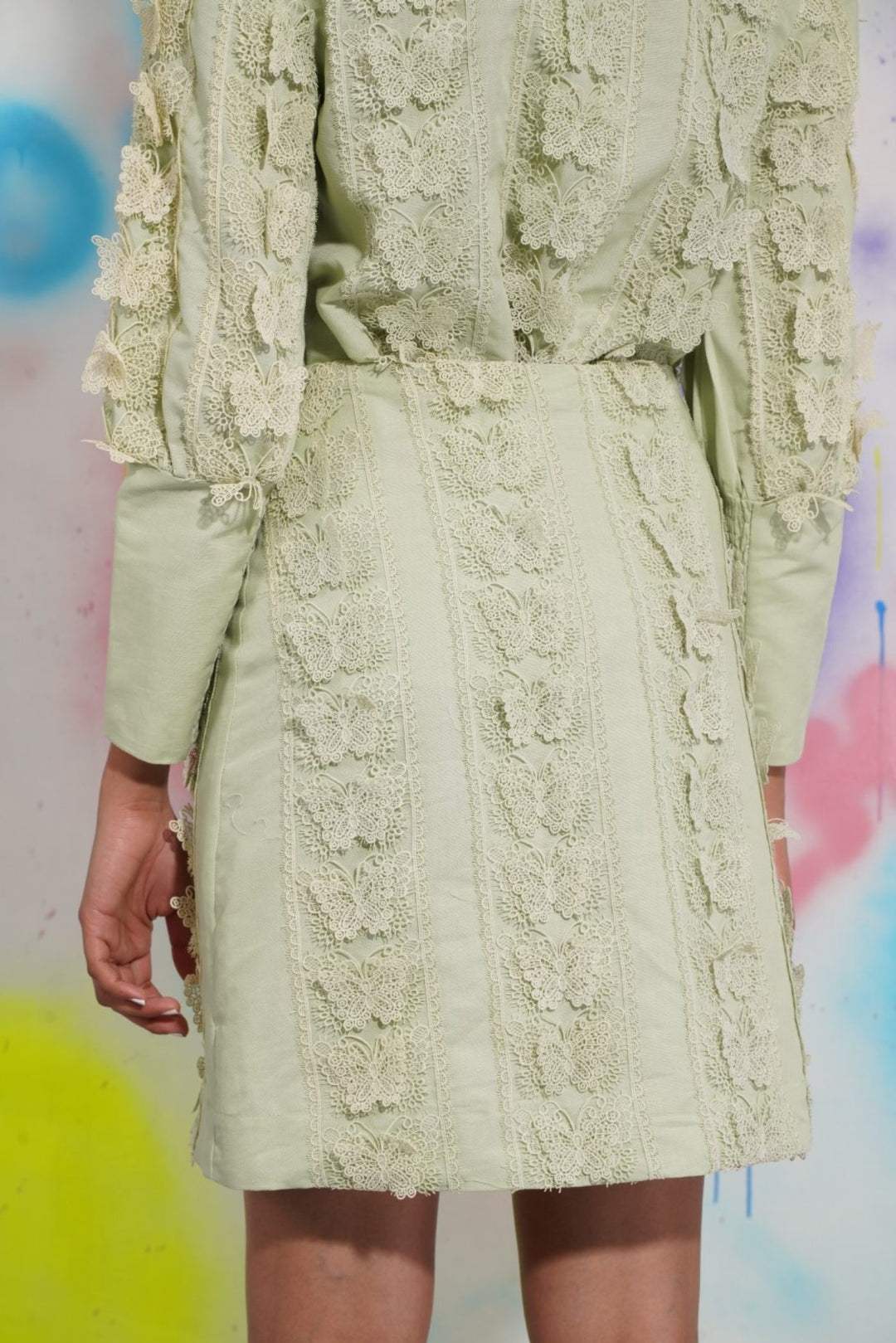 Fly High Skirt -Pistachio