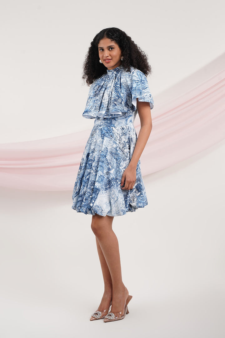 Marry Me Dress - Blue Butterfly