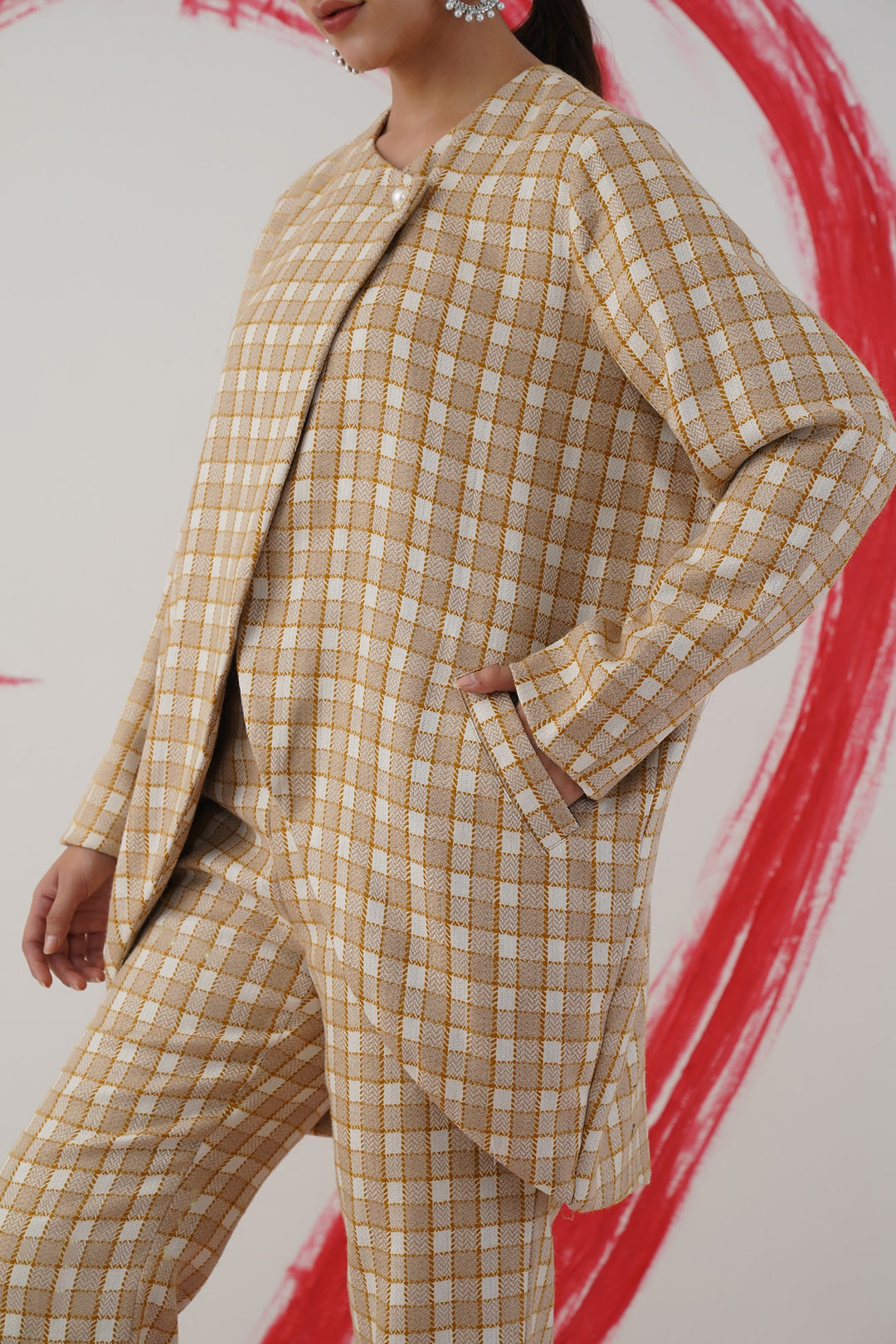 chic jacket- mustard