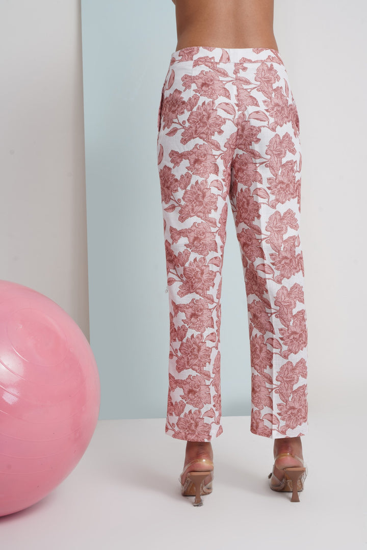 Savage Pants- Brown Flower