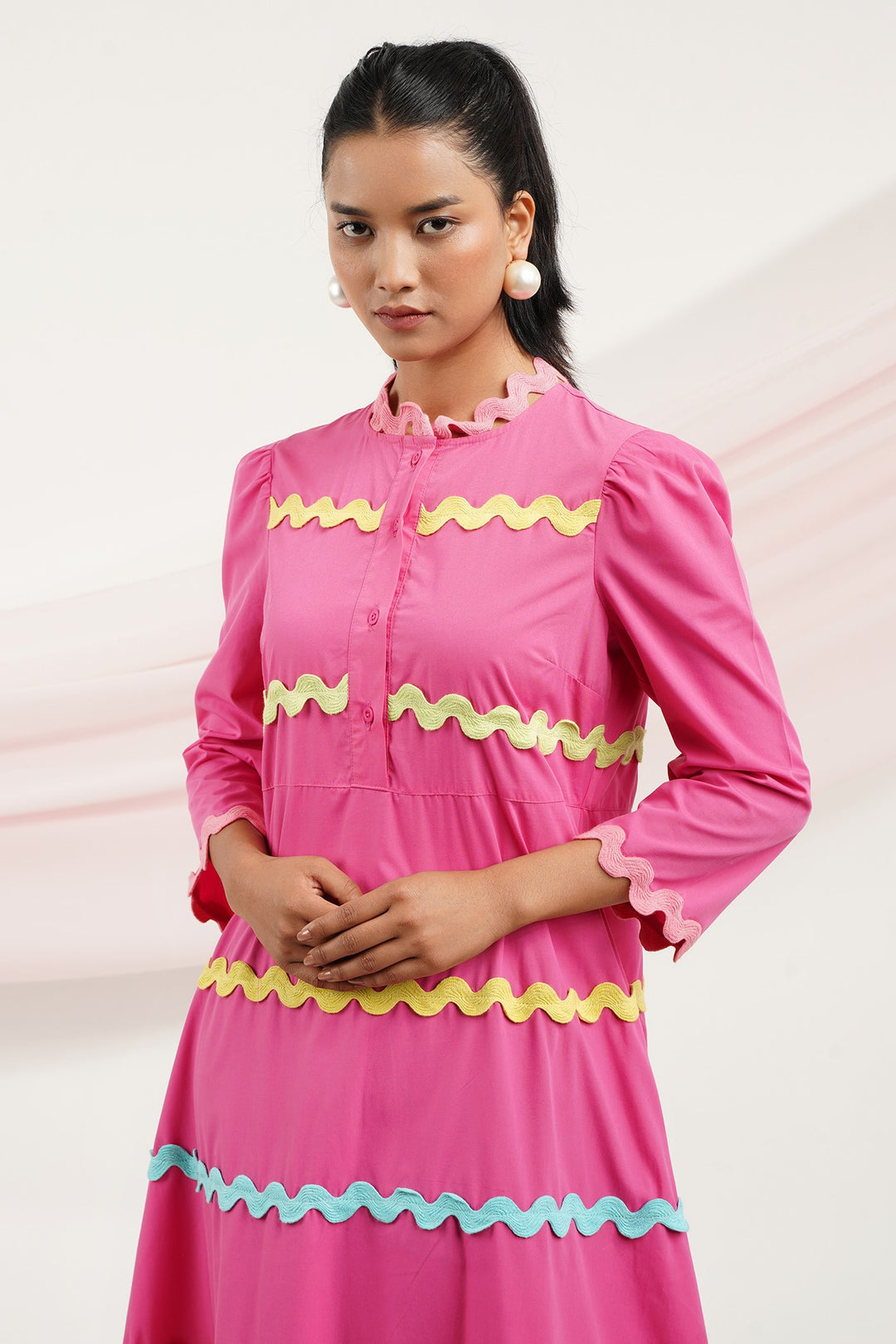 Shimara Dress- Bubblegum Pink