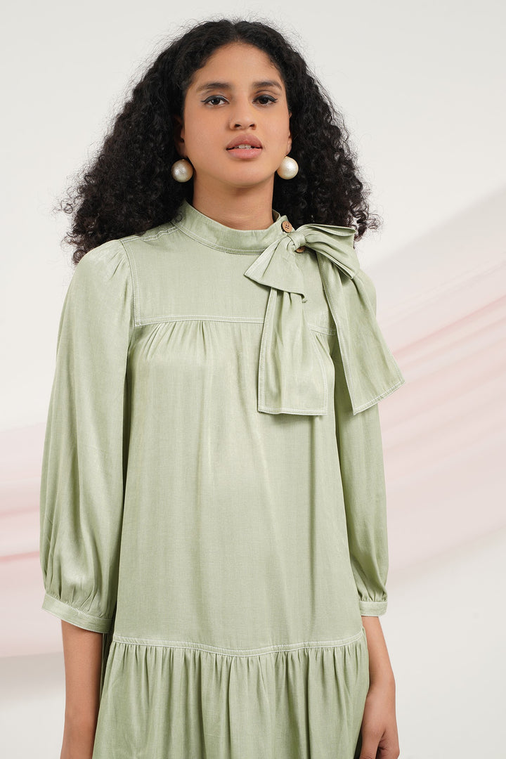 So In Love Dress - Pistachio