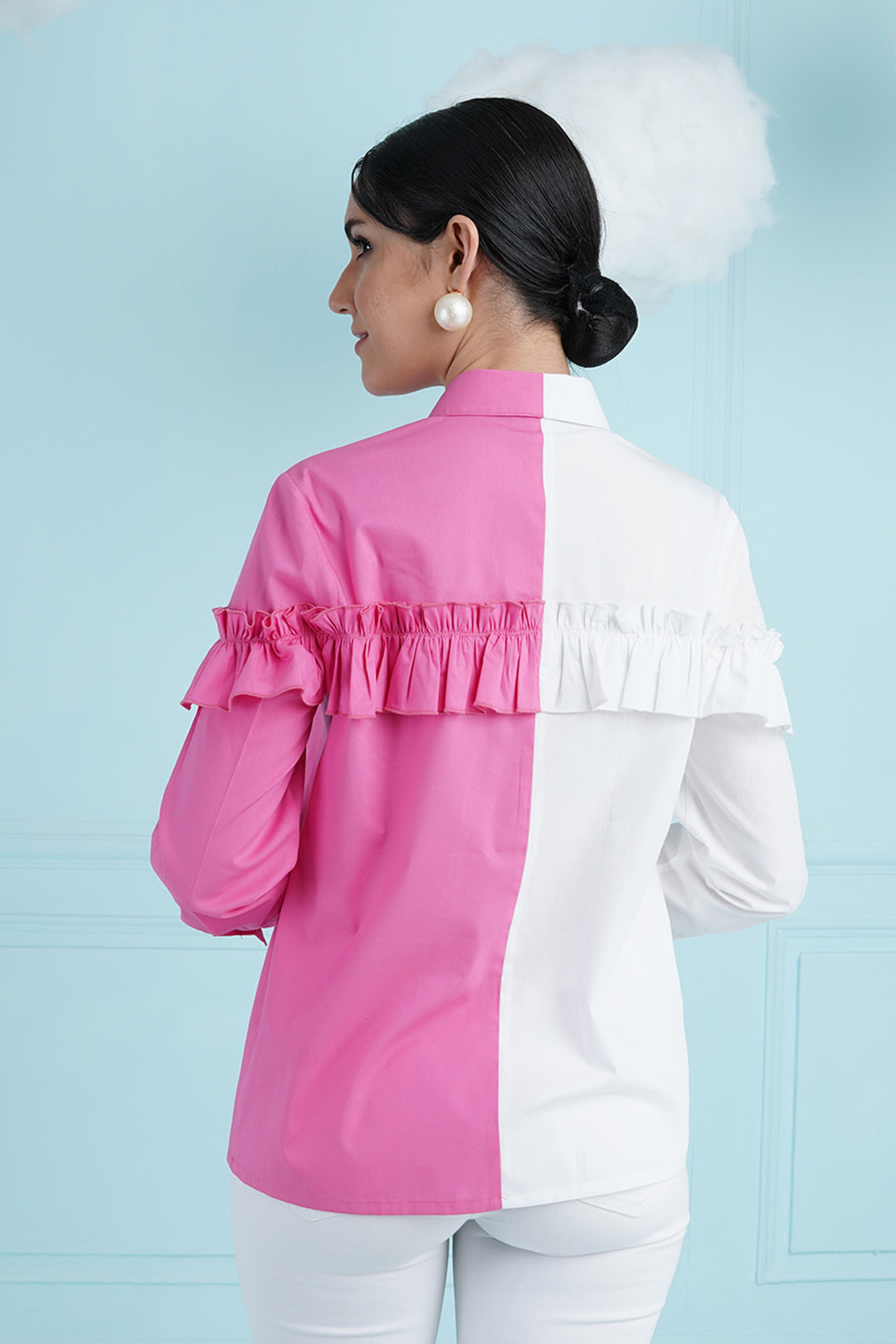 Tim Tim Top - Bubble Gum Pink And White