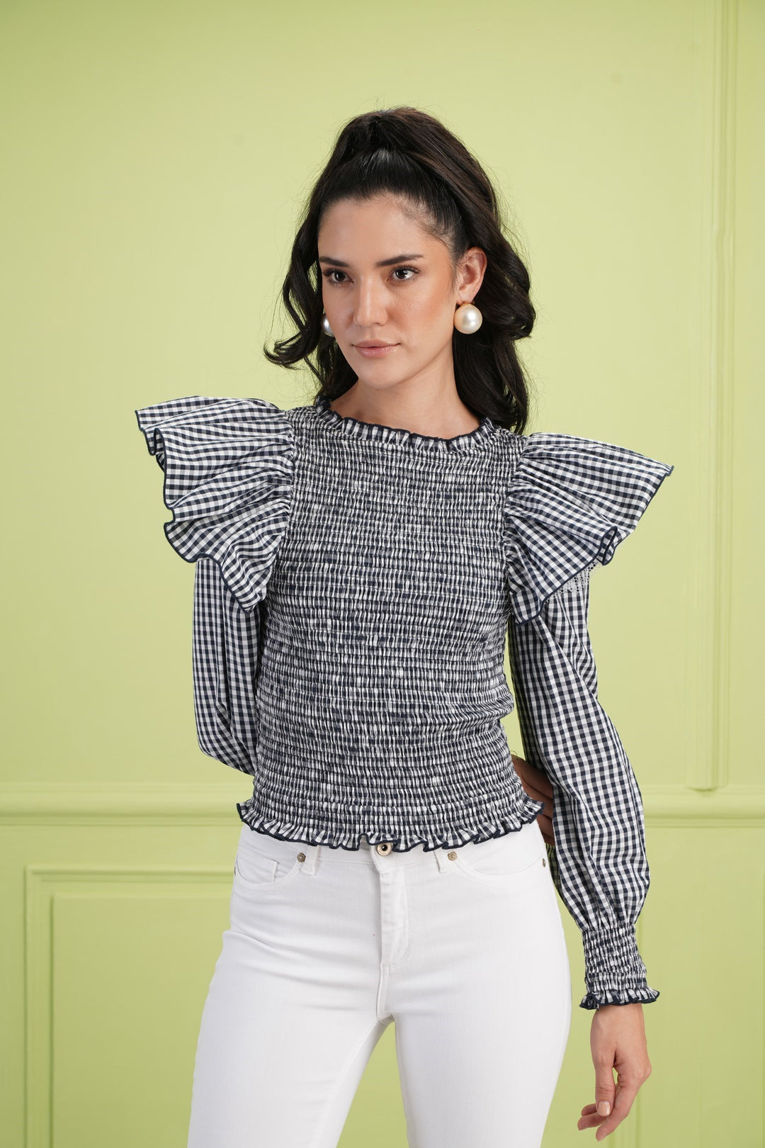 Ghingham Gang Top