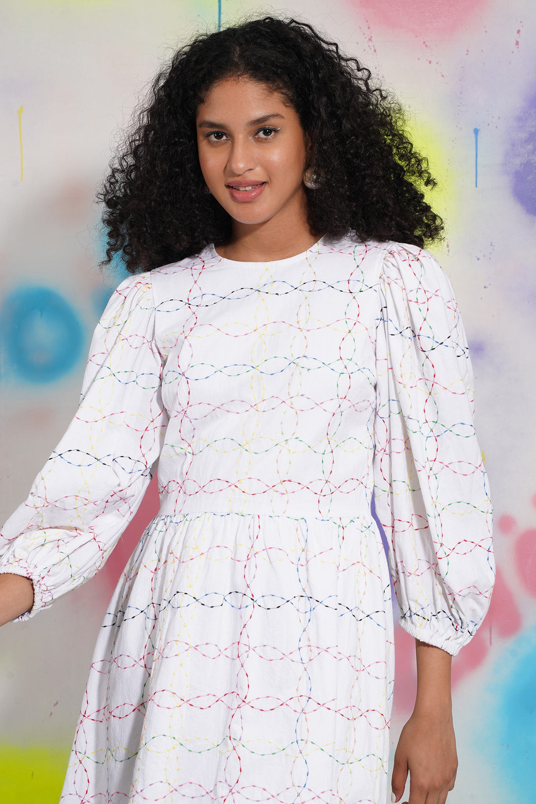 Mango Dress - Abstract