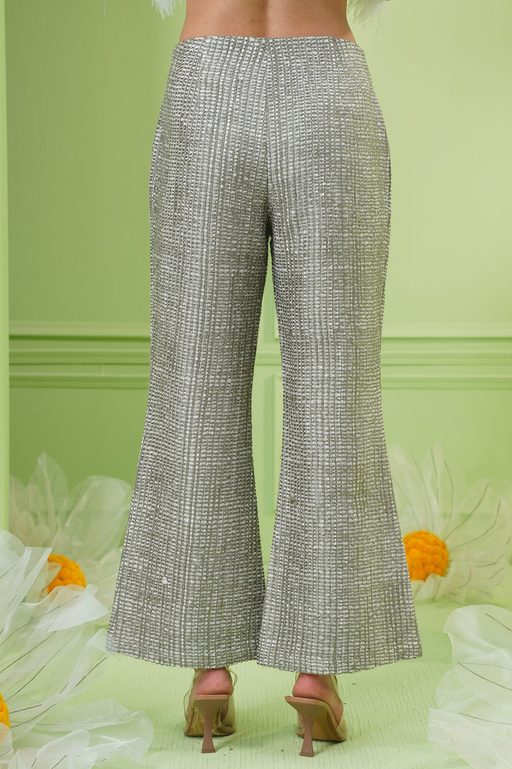 High Five Pants- Silver
