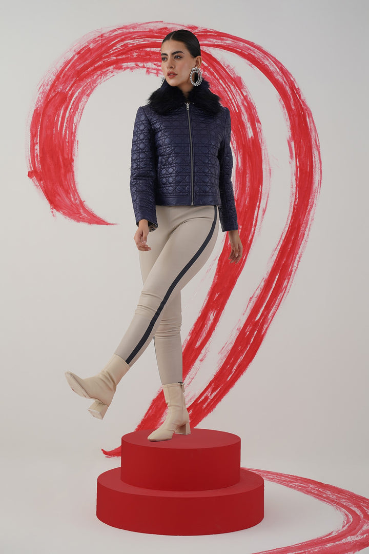 double trouble jacket navy