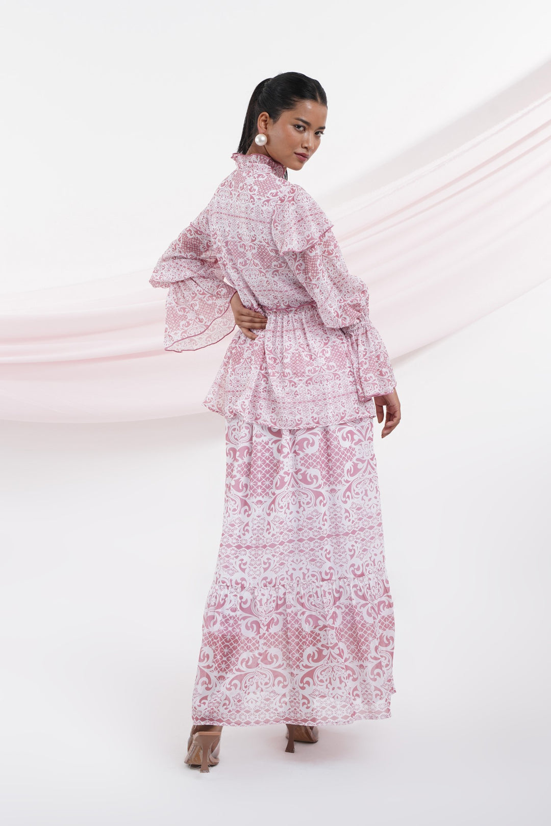 Taki Taki Top- Pink Lace