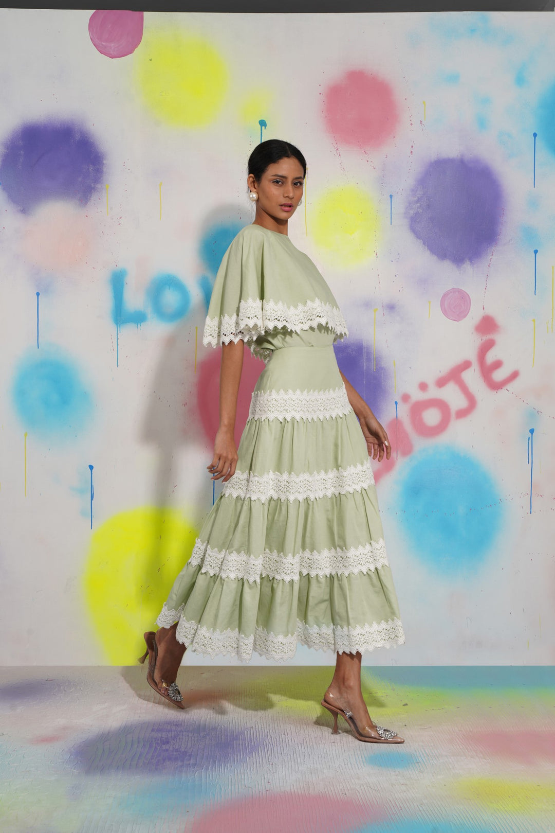 Paris Skirt - Pistachio