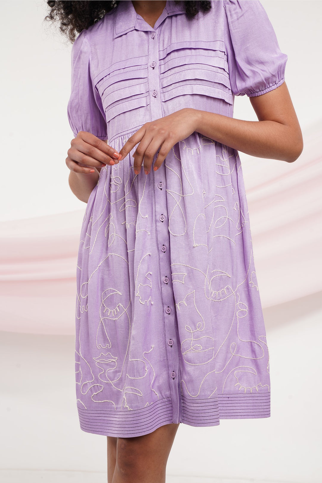 Tia Dress - Lilac