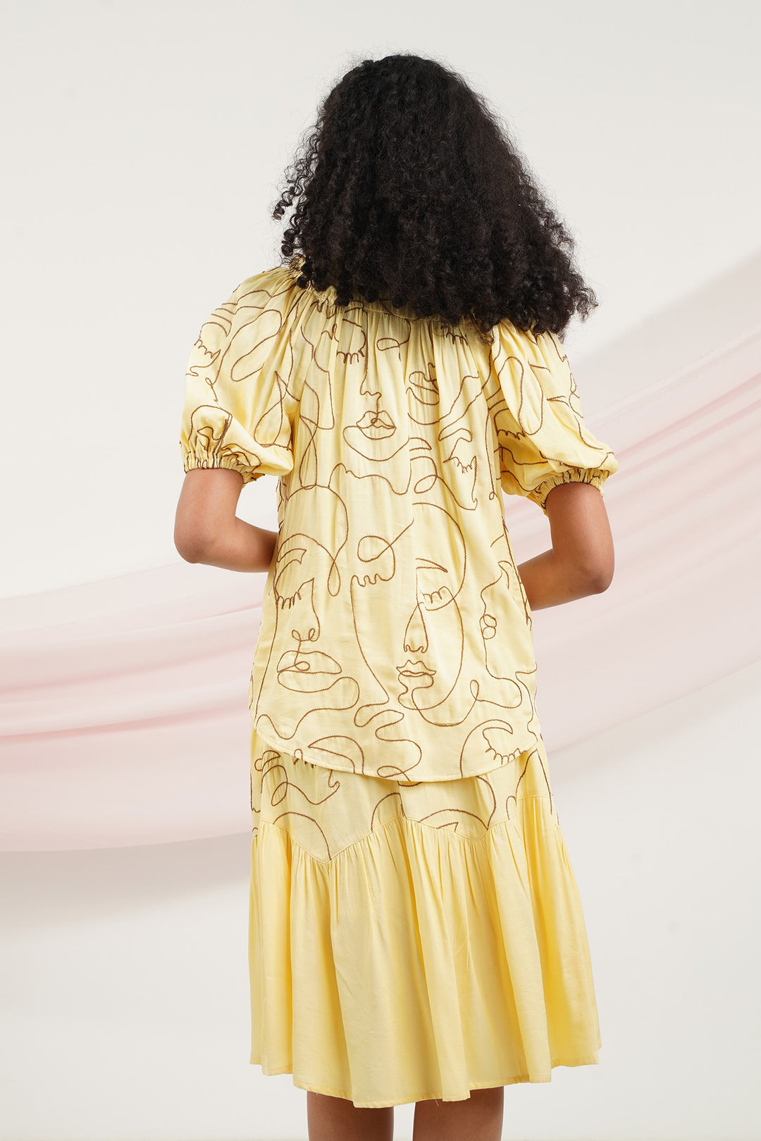 Tip Top Top - Faces Yellow