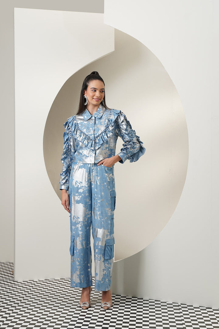 Galaxy Top- Sky Blue