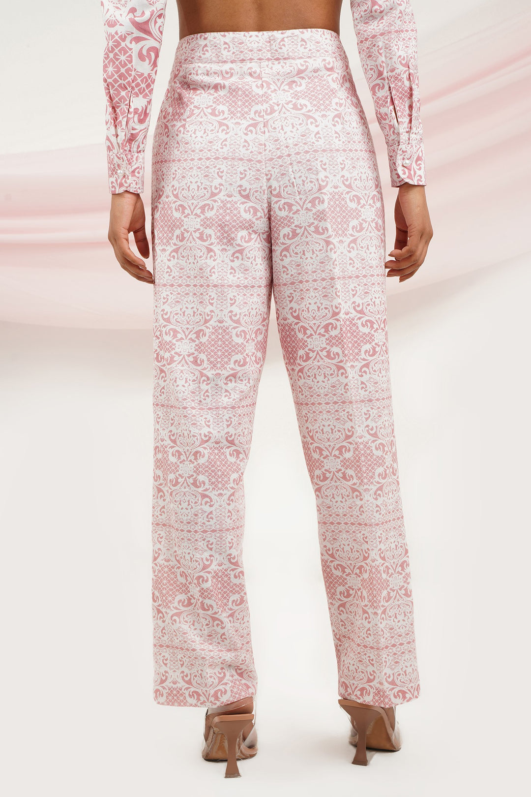 Wing It Pants- Pink Lace