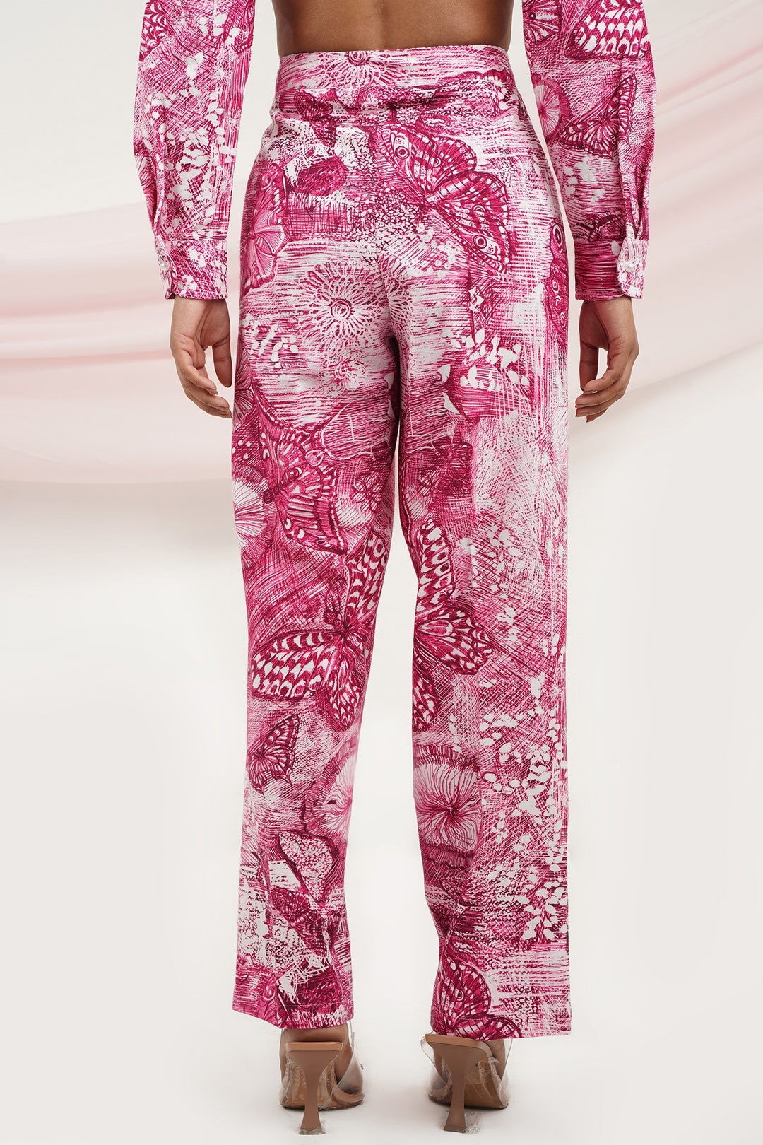 Wing It Pants- Pink Butterfly